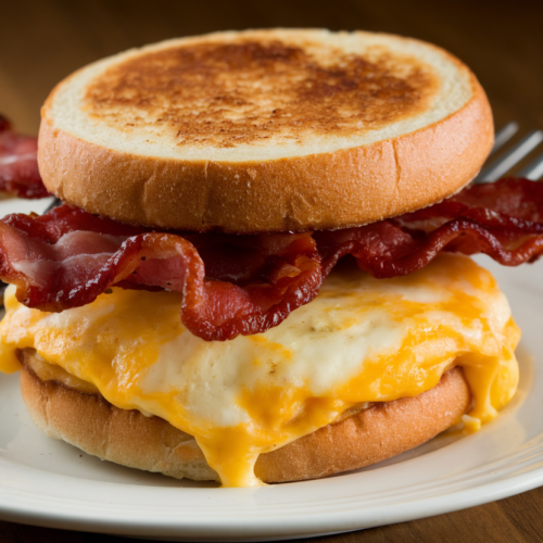 Easy Make Ahead Bacon Breakfast Sandwiches