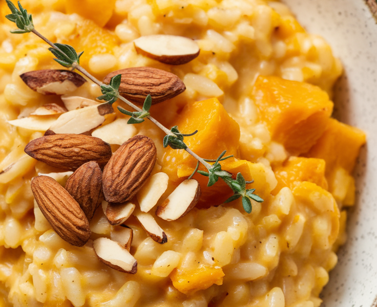 Warm and Cozy Butternut Squash Risotto