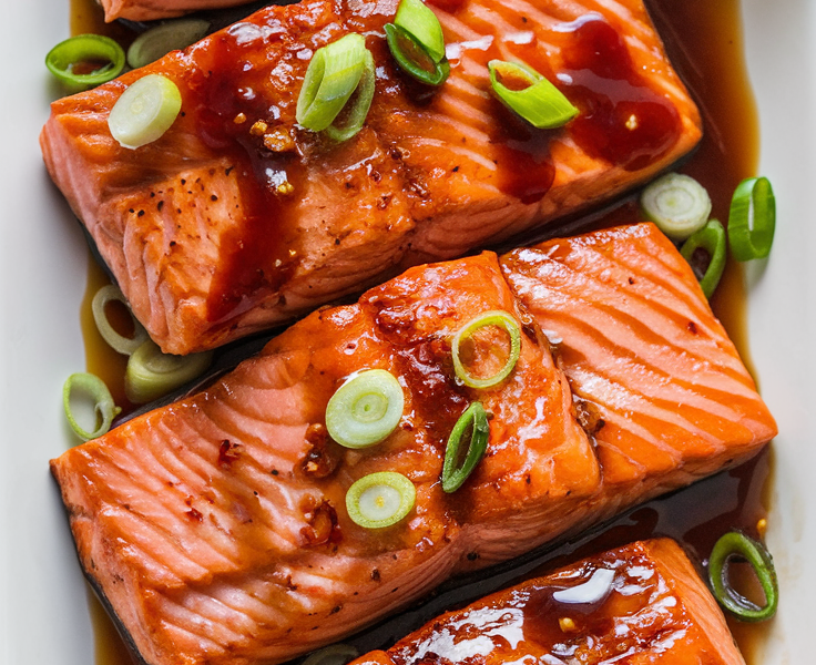 The BEST Spicy Teriyaki Salmon