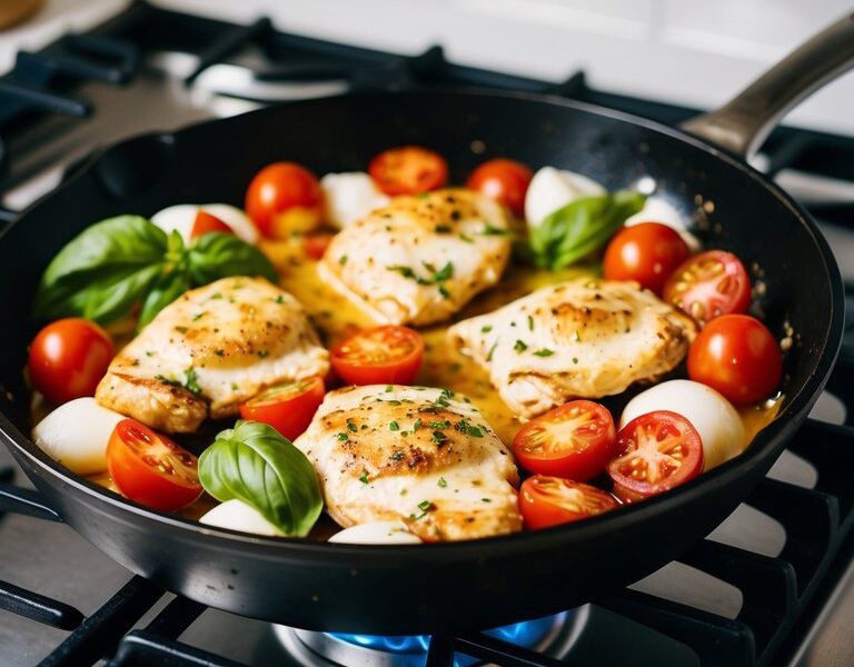 Caprese Chicken Skillet Recipe: A Delicious One-Pan Meal for Any Night