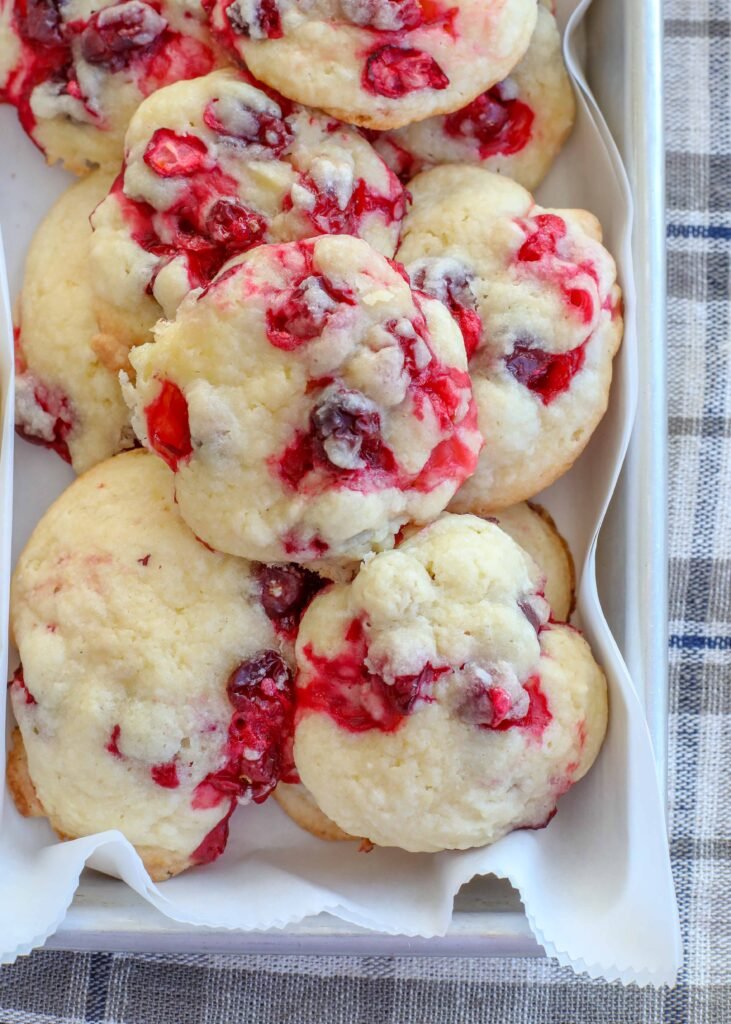 Cranberry Christmas cookies