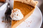 Classic pumpkin pie with a flaky homemade crust